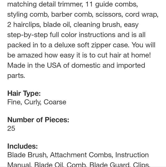 Wahl Deluxe Chrome Pro Complete Man's Hair Cutting Kit w/ Finishing Trimmer - Picture 6 of 13